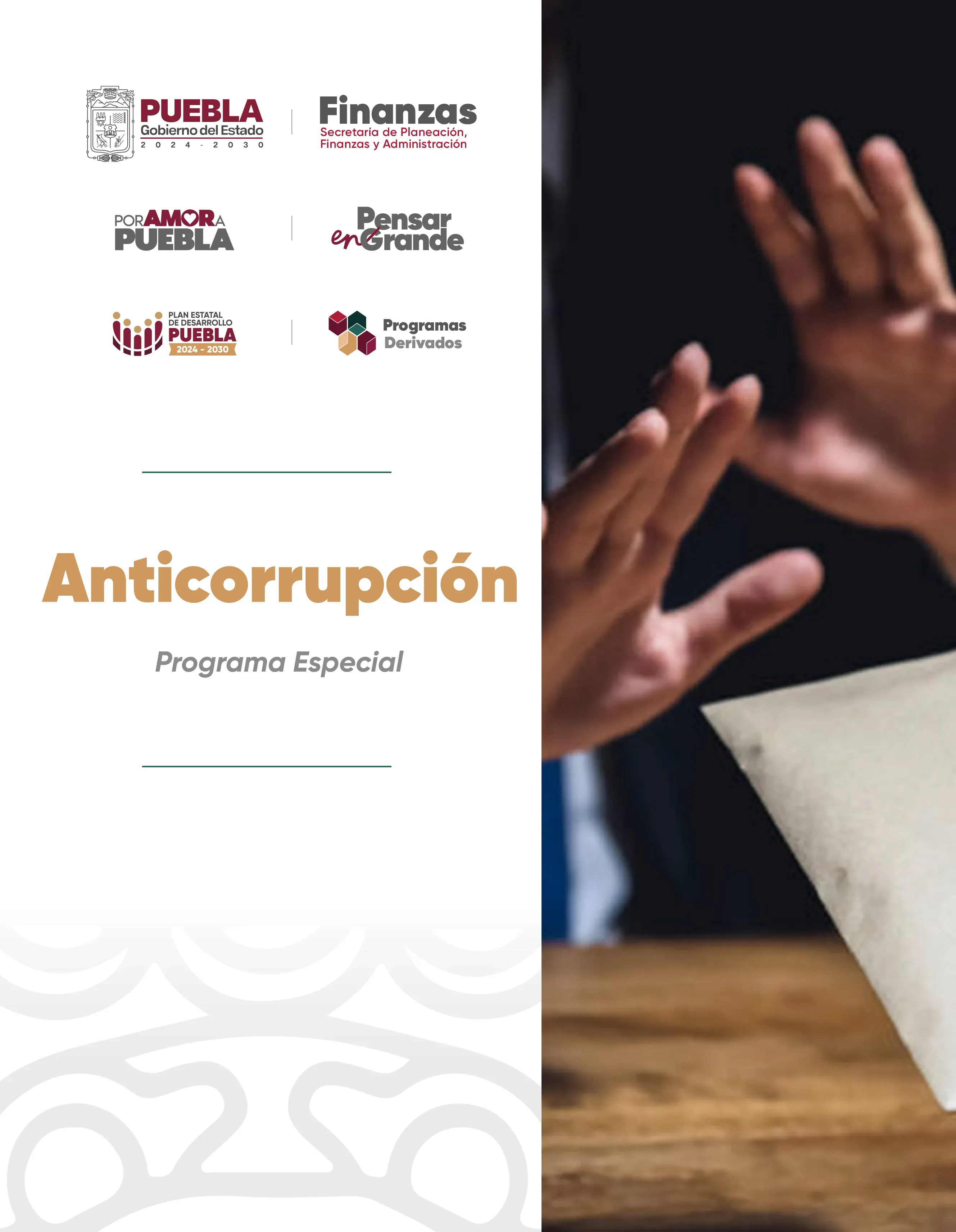Portada del Programa Especial de Anticorrupción