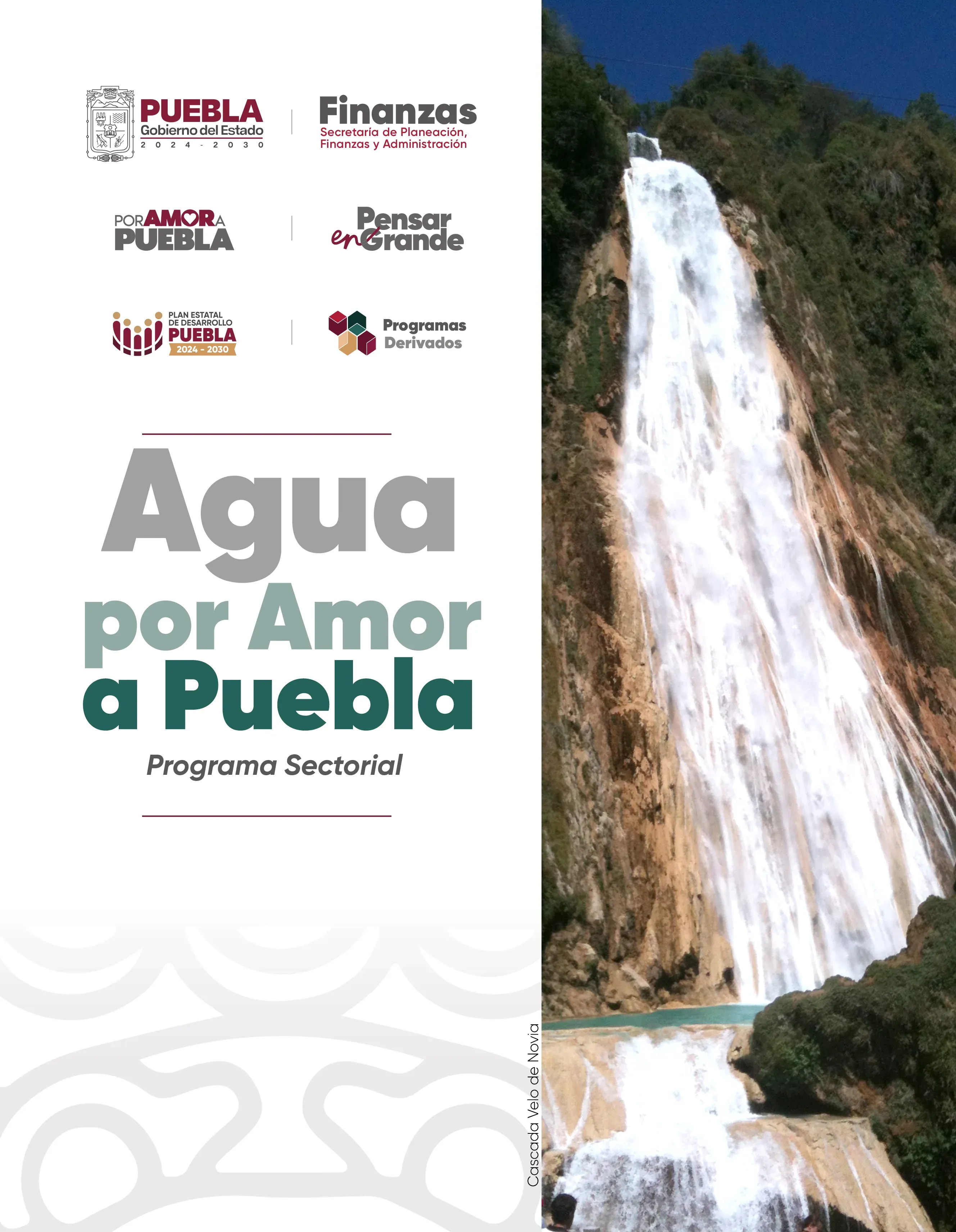 Portada del Programa Sectorial Agua por Amor a Puebla