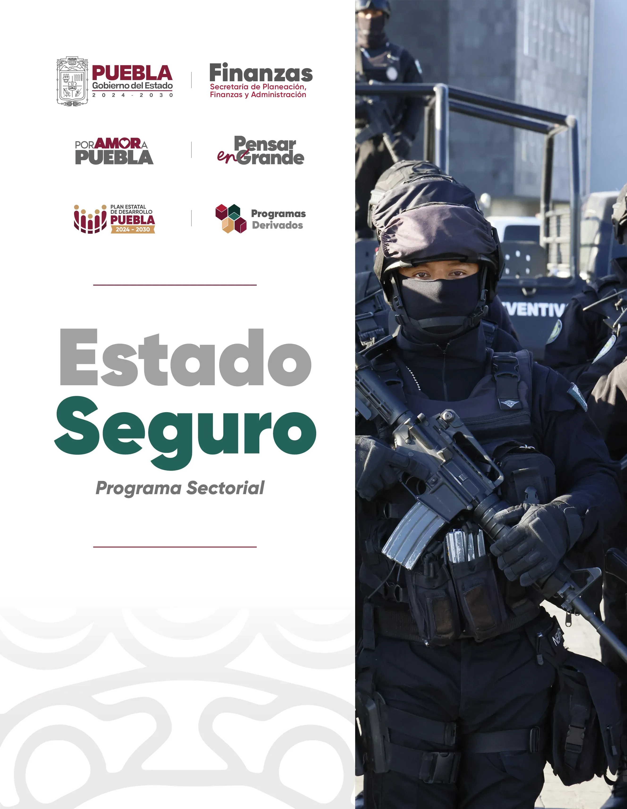 Portada del Programa Sectorial Estado Seguro